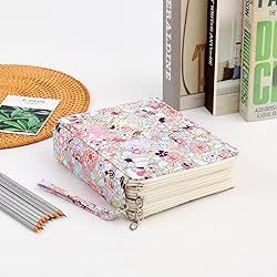 Lbxgap Portable Colored 168 Slots Pencil case