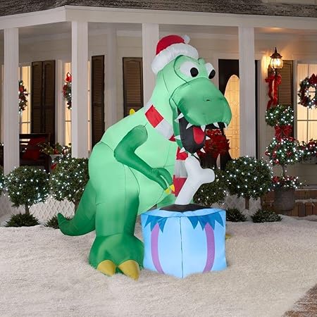Amazon Com Christmas Decoration Lawn Yard Inflatable T Rex