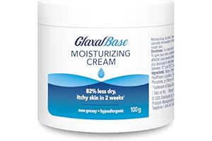 Glaxal Base Moisturizing Cream, Relief from Itchy, Dry Skin, Hypoallergenic & Paraben-Free, Made in Canada, 100 g