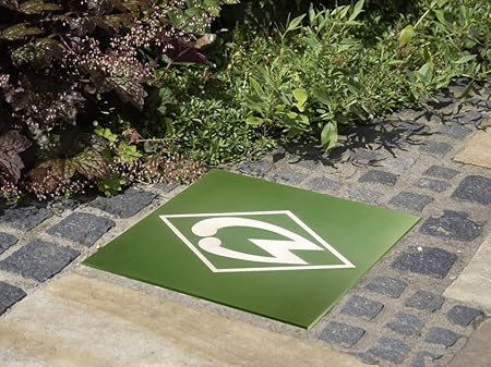 Werder Bremen Dekoplatte Lizenzprodukt Werder Bremen Amazon De Garten