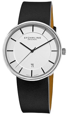 Stuhrling Original Aquadiver Analog Black Dial Mens Watch - 593.332D11