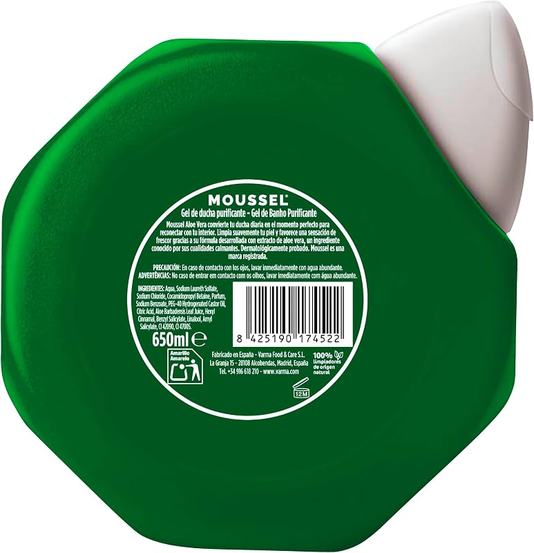 Gel de Ducha Purificante con Aloe Vera 650ml