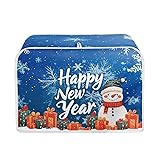 Lotusorchid Snowman Print Toaster Dust Cover - 2