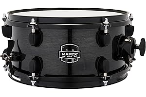 Mapex MPX Maple/Poplar Snare Drum - 6 x 13-inch - Black with Black Hardware