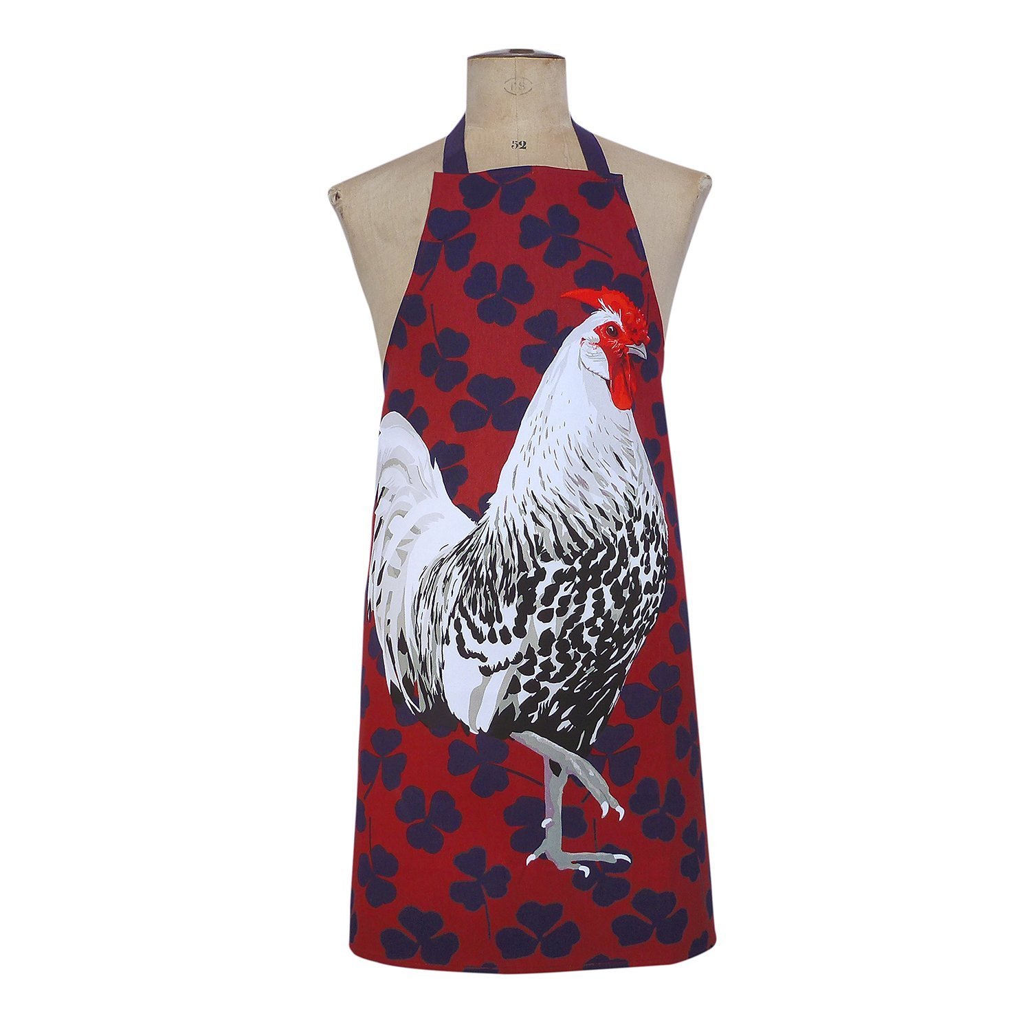 Silver Spangled Hamburg Rooster Apron