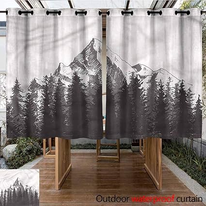 Amazon Com Sunnyhome Living Room Bedroom Window Curtains