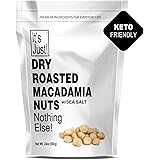 It's Just - Macadamia Nuts from Hawaii, 1.5lbs, Dry Roasted, No Oil, Sea Salted, Made in USA (24oz)