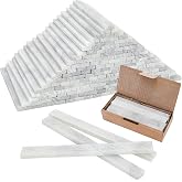 Kingrol 200 Pack Bulk Soapstone Pencils for Welders, White Marking Pencil for Metal Layout &amp; Welding, Soapstone Refill Sticks for Steel Fabrication