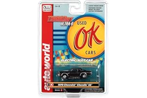 AW AUTO WORLD Auto World Thunderjet OK Used Cars 1970 Chevrolet Chevelle SS (Gray) HO Scale Slot Car