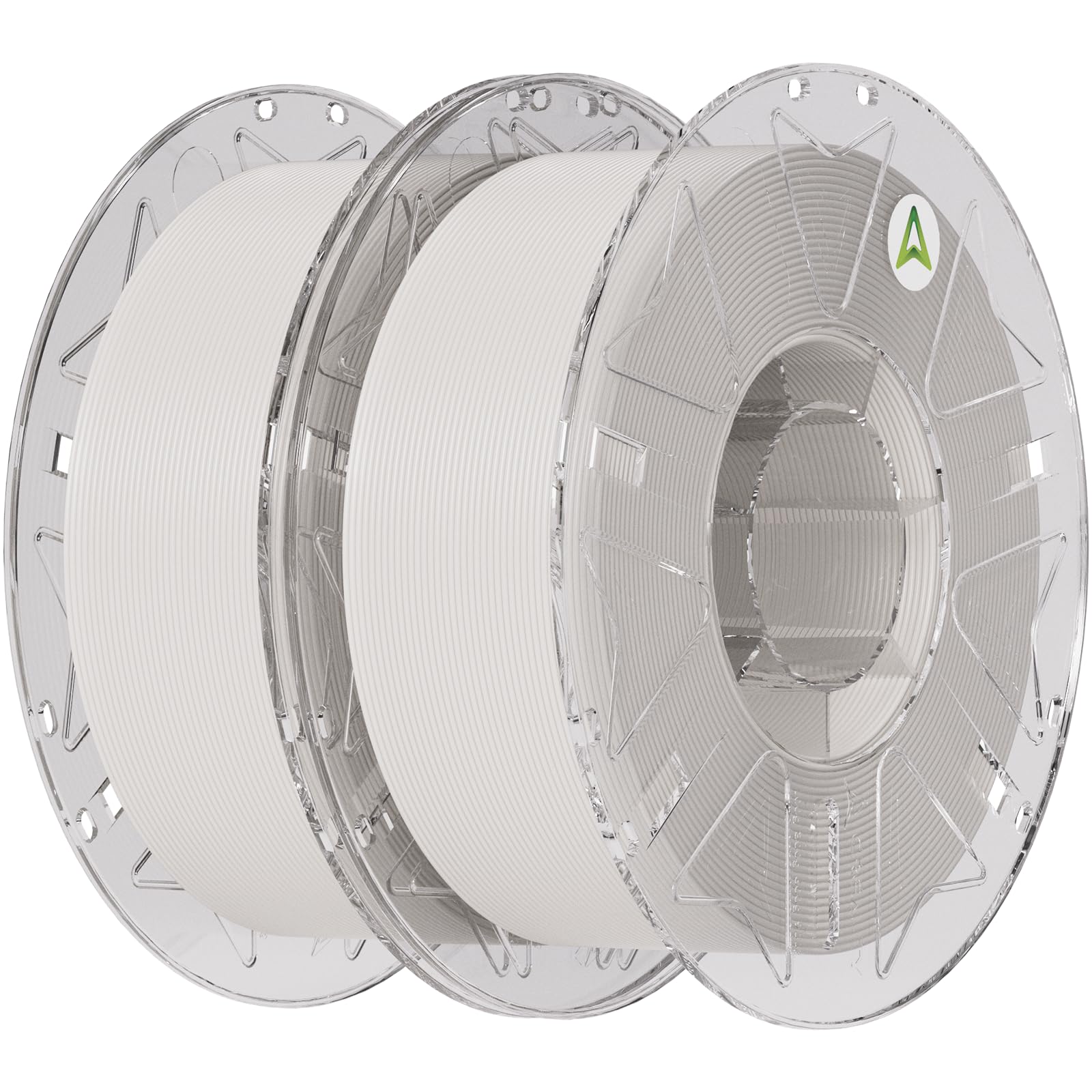 Photo 1 of ?Creality PLA Filament 1.75mm, Hyper RFID 3D Printer Filament PLA for High Speed 30-600mm/s, 1kg(2.2lbs)/Spool PLA Filament Support CFS, Fits for Most 3D Printers (White & White)