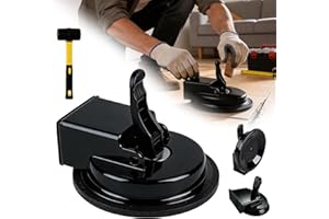 2pcs Laminate Flooring Floor Gap Fixer, Suction Cup Heavy Duty Suction Cups Tools Kit with Hammer, Laminate Floor Repair Inst