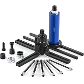 OMT Crankcase Splitter and Installer Tool with 360 Degree Adjustable Arms | 15pc Crank Case Splitter Separator Installer Puller Set for Motorcycle Dirt Bike ATV 2 &amp; 4 Stroke Crankcase