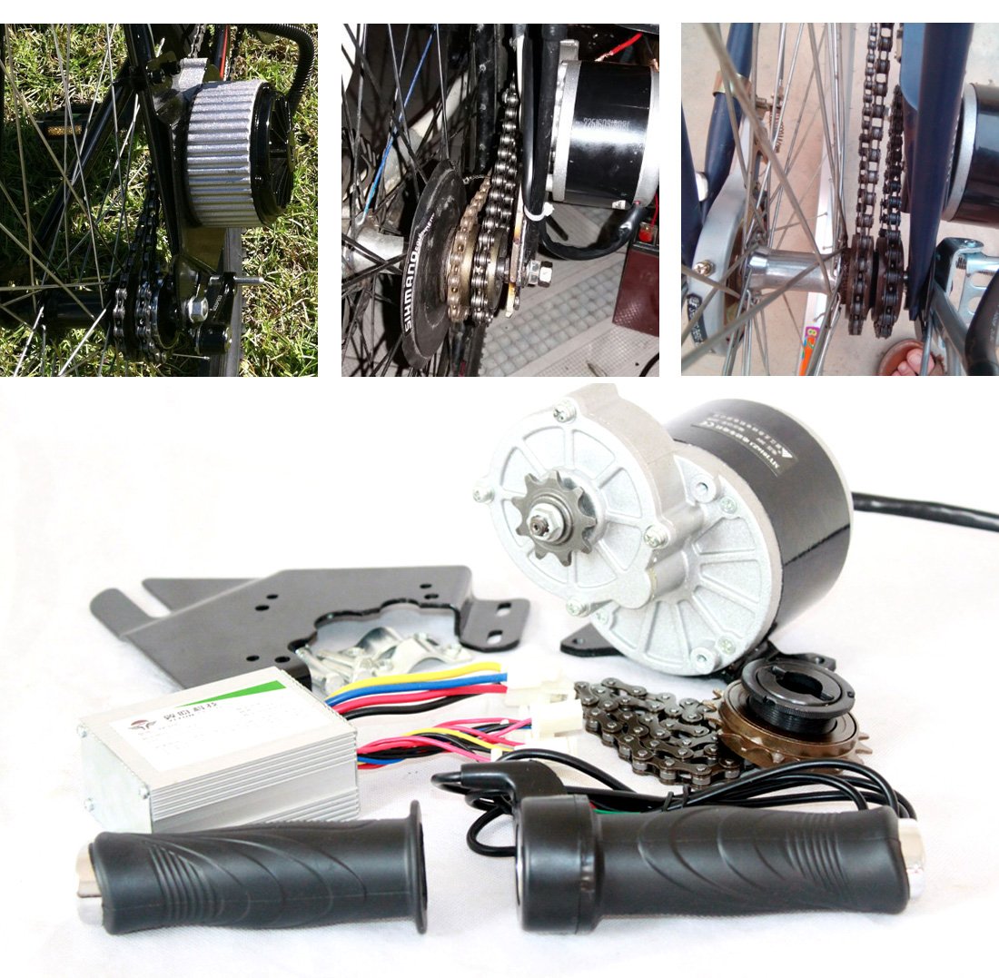24V36V 350W Electric Motor Kit Electric Scooter Conversion Kit DIY E-Bike HOMEMADE Electric Bike L-FASTER EBike Motor (36V350W)