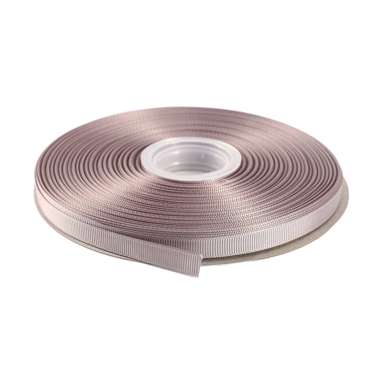 ITIsparkle 9mm Width (3/8") Grosgrain Ribbon 45 Meters (Full Reel) Crafts Gift Wrap Floristry - Silver Ribbon โ image 1