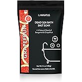 Dead Sea Soothing Bath Salt Soak with 21 Minerals – Relaxing, Detoxifying, and Nourishing for Skin – 14oz, Infused with Essential Oils – Rejuvenate Mind & Body. (Grapefruit)
