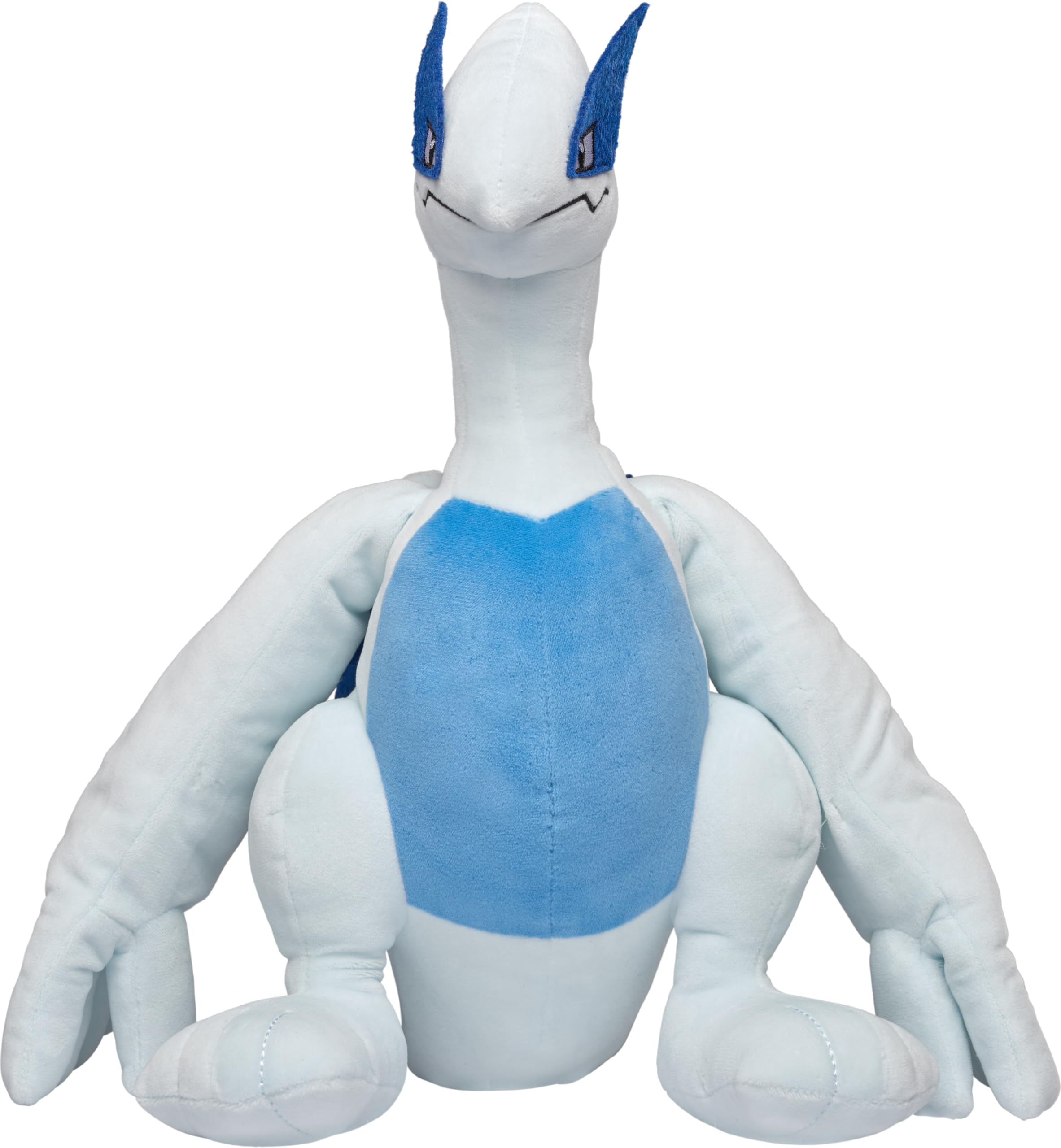 Pokemon 12" Large Lugia Plush - Officially Licensed - Diamond & Pearl Legendary Figure - Authentic Soft Stuffed Animal Toy - Holiday Christmas Stocking Stuffer Gift for Kids, Boys, Girls - 2+ Image