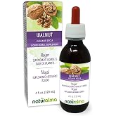 Naturalma Walnut (Juglans regia) Hull of the Fruit or Pericarp (Walnut Husk) and Leaf Alcohol-Free Tincture - 4 fl oz Liquid Extract in Drops - Herbal Supplement - Vegan
