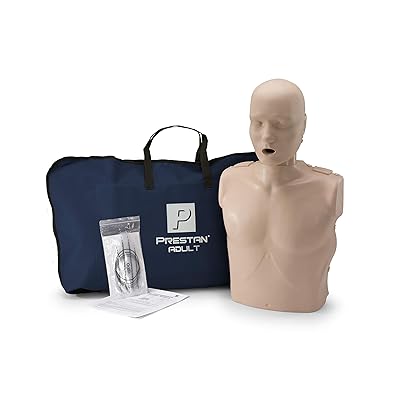 PRESTAN PP-AM-100-MS Professional Adult CPR-AED Training Manikin, Medium Skin Tone