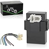6 Pin DC CDI Box with Connecting Plug for CG125cc 150cc 200cc 250cc | Vertical Engine ATV Quad Go Karts Dirt Bike Scooter