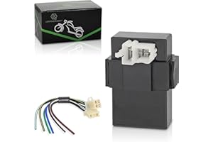 LK LEAPING KNIGHT 6-Pin DC CDI Box with Connecting Plug High Performance Racing Part for CG125cc 150cc 200cc 250cc Vertical Engine ATV Quad Go Karts Dirt Bike Scooter