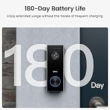 aosu Video Doorbell Wireless 2K HD Battery Powered Human Detection Alexa view 7
