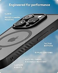 Mous for iPhone 16 Pro Max Clear Case MagSafe