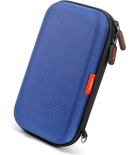 Logik Dl-64 Festplatten-Tasche – Robuste Hartschalen-Hülle Für 2,5-Zoll-Festplatten In Rot