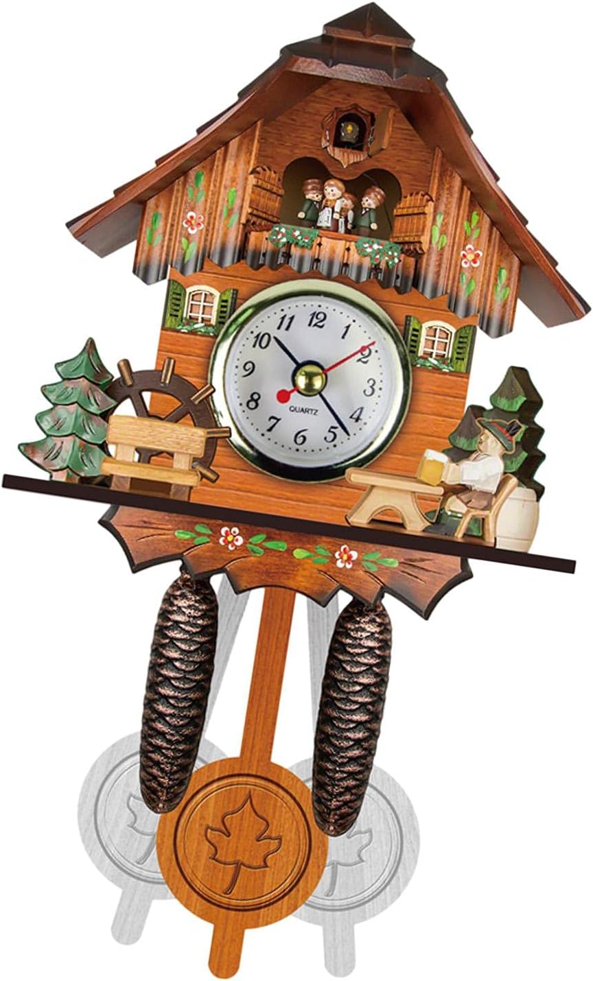 couraged Cuckoo Clocks HandCarved Cuckoo Clock Traditional Black