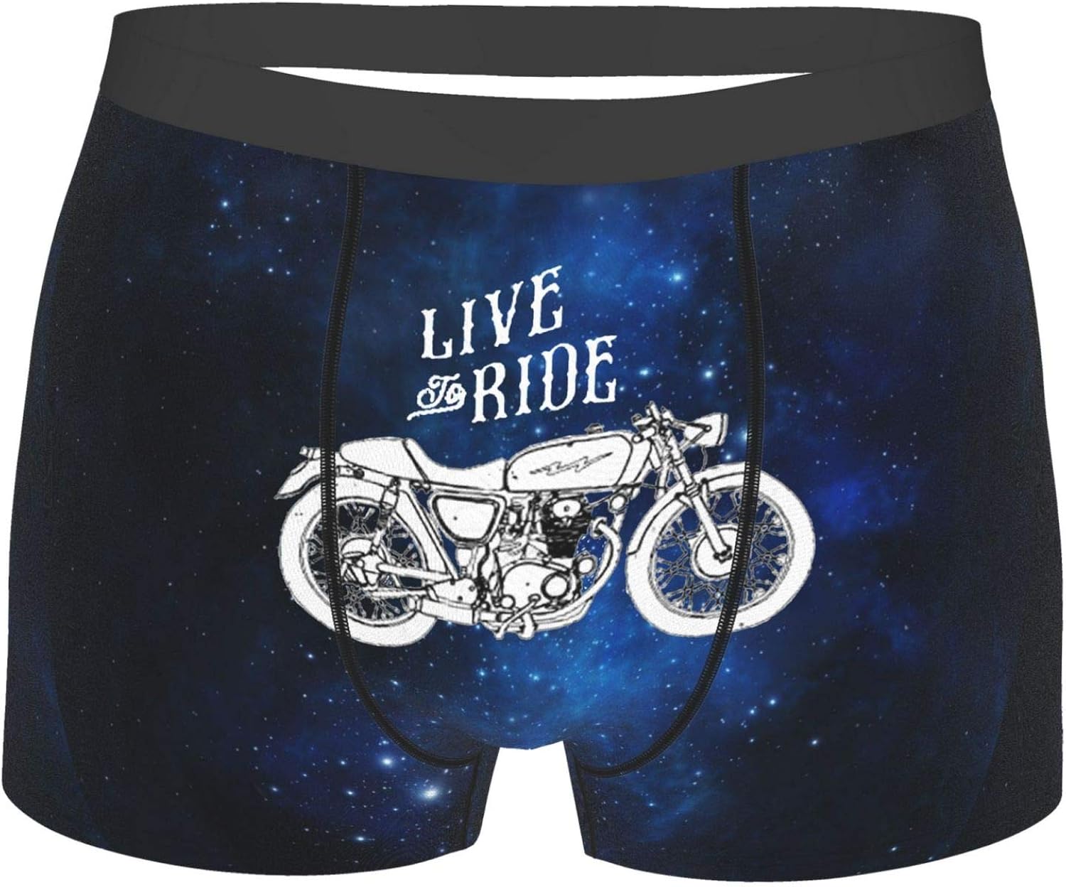 Custom Motorcycle Inspired Men'S Boxer Briefs, Comfort Strench