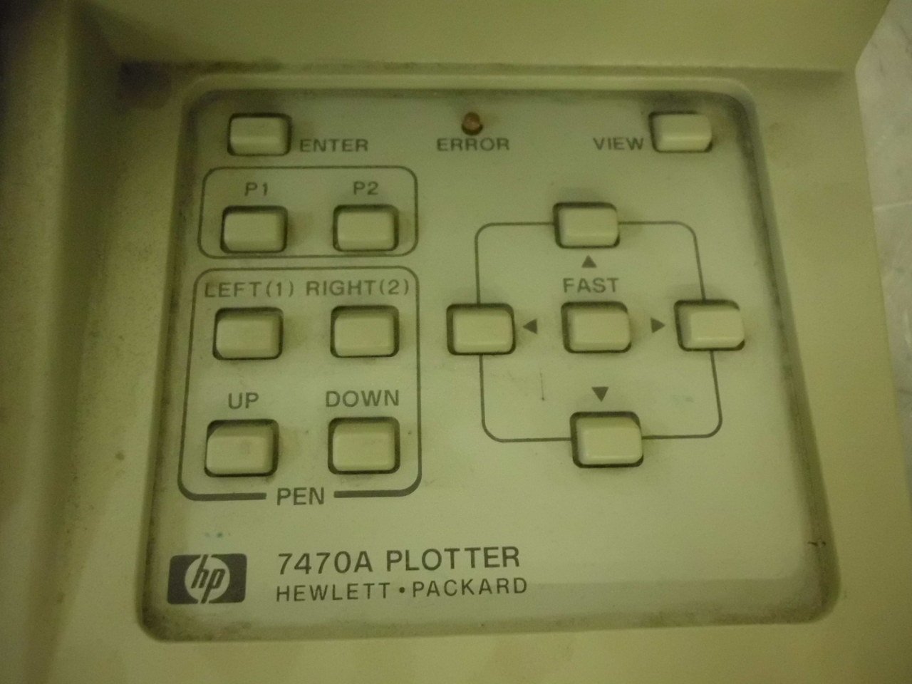 hp 7470a plotter