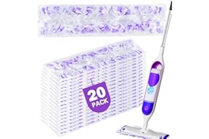 SVPSNUMSI 20 Count Power Mop Pads Refills for Swiffer PowerMop Multi-Surface Mopping Pad Disposable Replacement Mop Pads Compatible with Swiffer PowerMop,Safe on All Finished Floors.