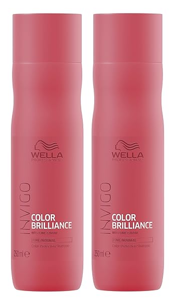 Wella INVIGO Color Brilliance Protection Shampoo Fine/Normal, 2er Pack(2 x 250 ml)