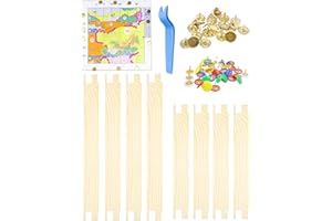 PENANDATAN 8 Piece of Wooden Canvas Stretcher Bars - Dual Sizes for Seamless Needlepoint Creations, with Tacks, Serving as Prime Stretcher Bars for Needlework Projects, Embroidery Stitch Frame Set (6, 8 Inch
