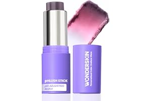 Wonderskin Blush Stick pH-Activated - pHlush Multi-Use Stick, Cream Tint for Cheeks and Lips, Cooling Nourishing Color-Adjusting Makeup