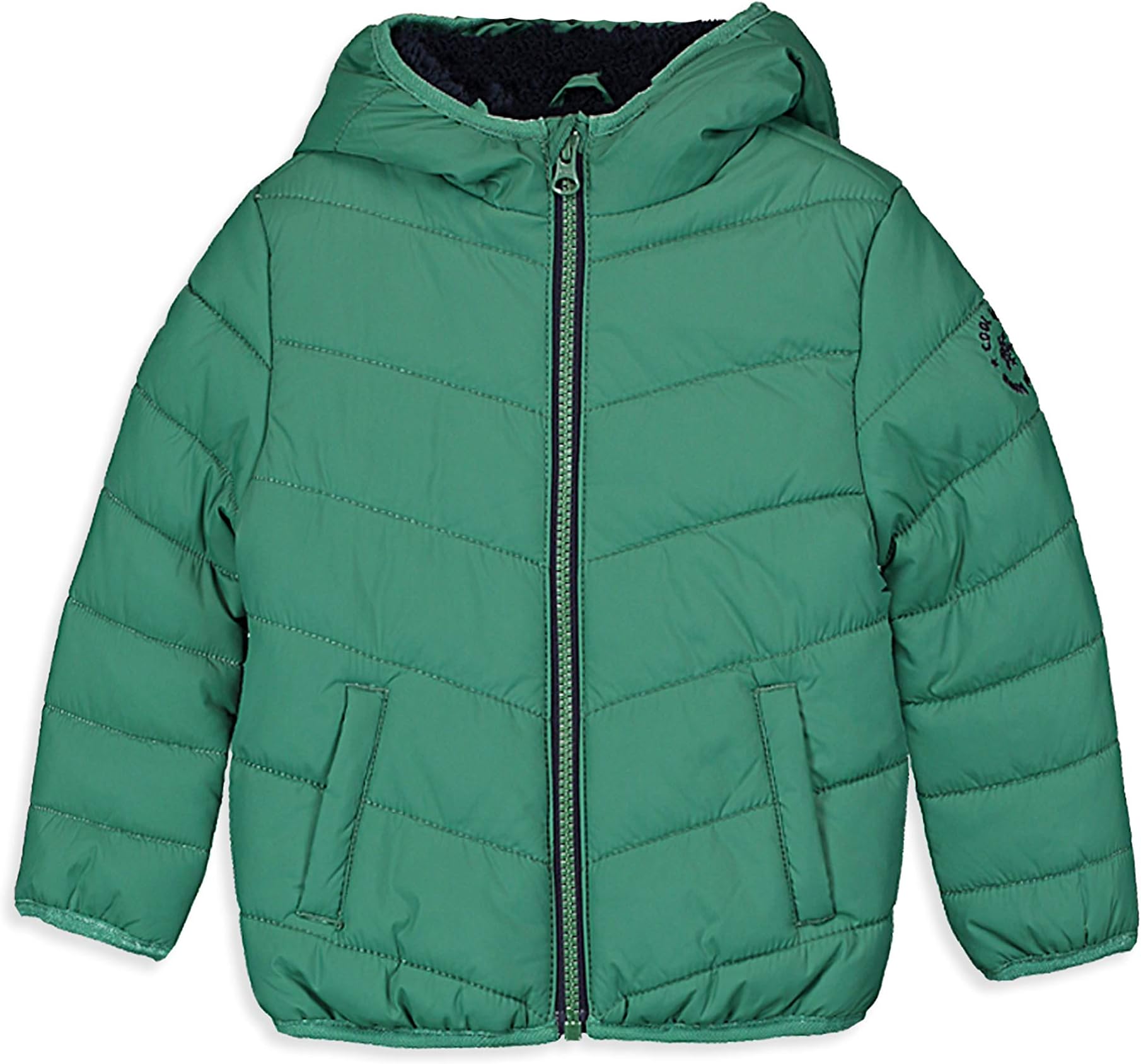 Boys' Quilted Jacket with Hood