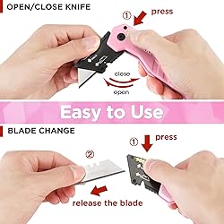 WORKPRO Folding Utility Knife, Quick Change Box