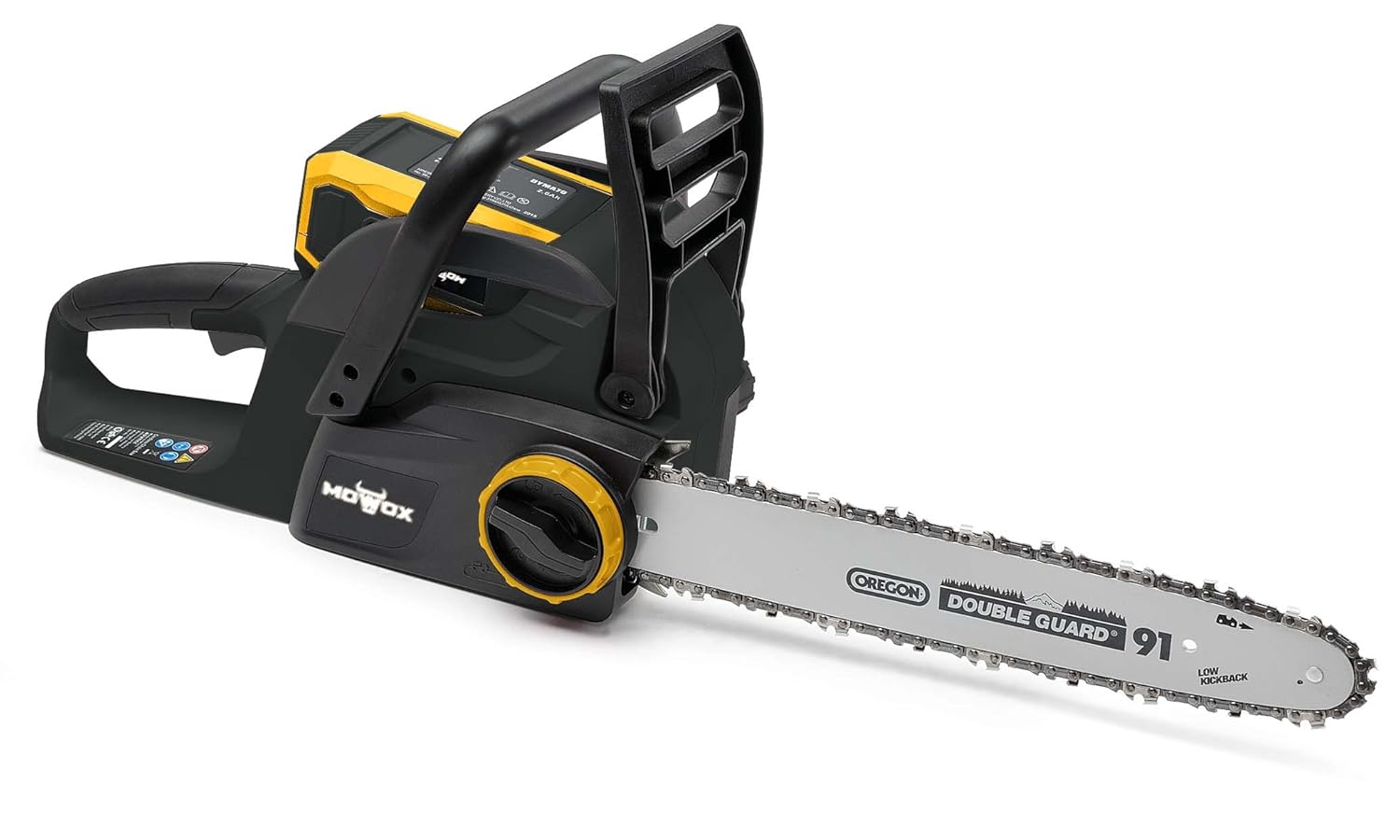 MOWOX MNA1271 40V Battery Powered Chain Saw with Tool-Free Chain Tension (Battery & Charger Included)