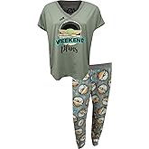 Richard Leeds Womens Star Wars Mandalorian Grogu Weekend Plans Pajama