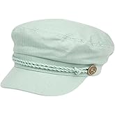 EPOCH Men's Summer Cotton Greek Fisherman Sailor Fiddler Driver Hat Flat Cap