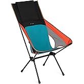 Helinox Sunset Chair (re), Packable Outdoor Furniture, Summer Vacation Holiday Seat, Foldable, Lightweight High-Back Comfort, Sustainable Eco-Friendly Materials, 3.66 lbs(1.6 kg), Heritage Multi Block