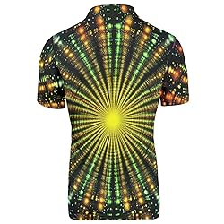 HUGS IDEA Sunshine Yellow T-Shirts for Men Colorful