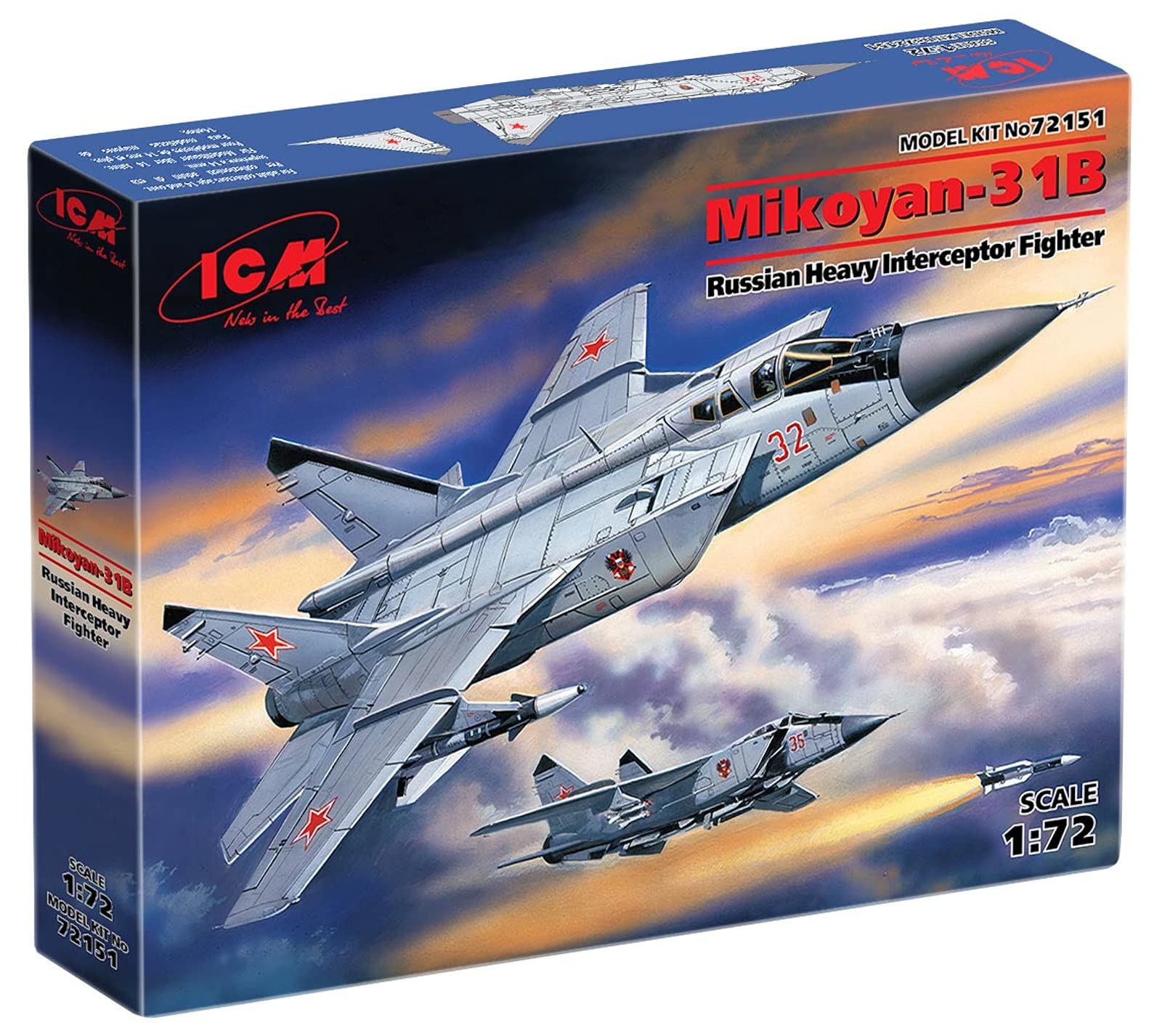 ICM 1:72 - Mikoyan-31B Russian Interceptor Fighter
