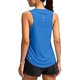 SANTINY Women's Sleeveless Workout Tops Lightweight Tennis Yoga Athletic Running Shirts Racerback Tank Tops for Women