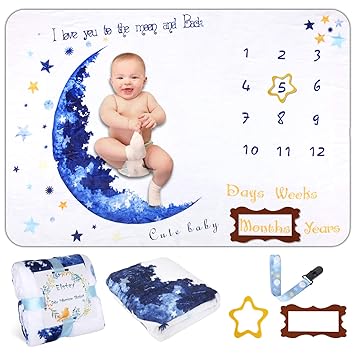 monthly baby picture blanket