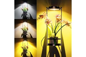 JSOT Outdoor Floor Lamp for Patio - Solar Waterproof Outdoor Floor Lights with 3 Lighting Decorative for Your Plant, Garden, Deck, Step, Table, Yard (1 Pack)