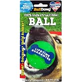 Ruff Dawg Ball Solid Rubber Dog Toy Small Assorted Neon Colors