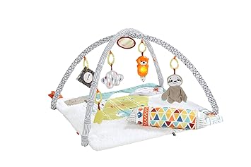 Mattel Fisher-Price GKD45 5-Sinnes Spieldecke, Mehrfarbig