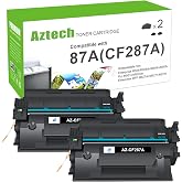 CF287A 87A Toner Cartridge Black for HP 87X CF287X M506 M501 2 Pack | Compatible for HP LaserJet Enterprise Pro M501 M506 M501dn M506dn M506n M506x MFP M527dn M527f M527 Series Printer Ink