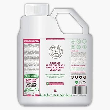 C G Pets Organic Artificial Grass Patio And Decking Cleaner