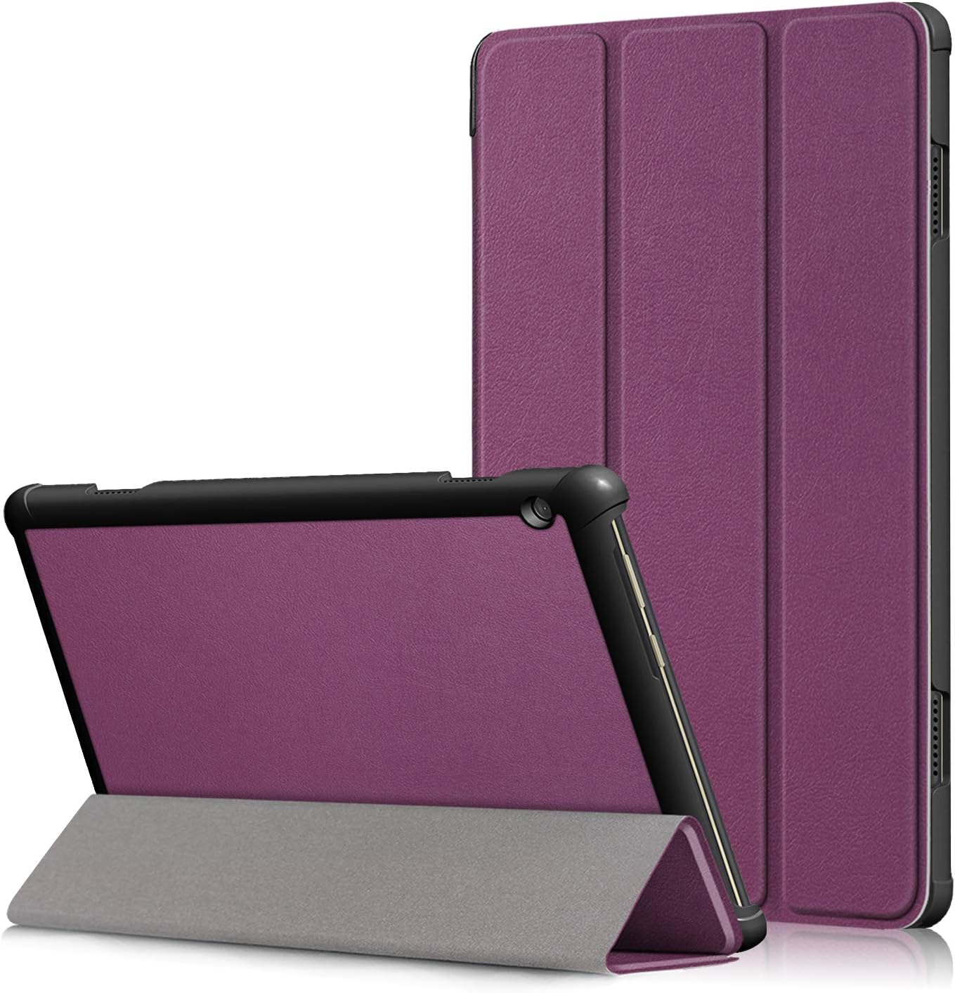 Fmway Lenovo Tab M10 Case, Ultra Slim Smart Leather Cover with Stand Function for Lenovo Tab M10 TB-X605F